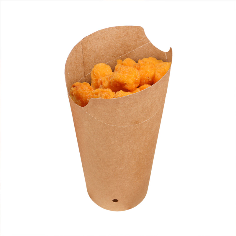 Vaso kraft troquelado para fritos