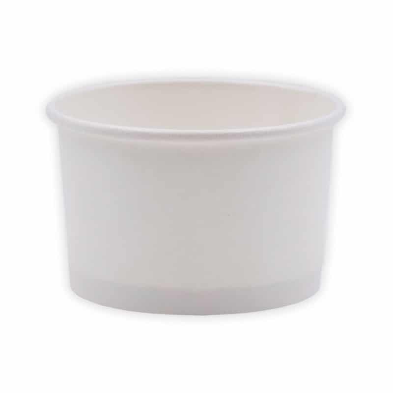 Tarrinas de papel para helados blancas 360 ml