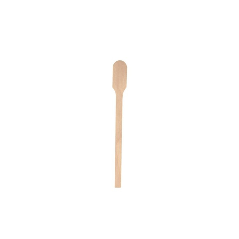 Agitador madera "paddle" 13cm 1000 unidades